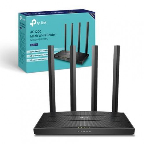 TP-Link Archer C6 AC1200 1200Mbps MU-MIMO Gigabit Router